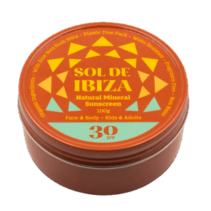 Sol De Ibiza Face & Body Plastic Free Tin SPF30 (100 g)