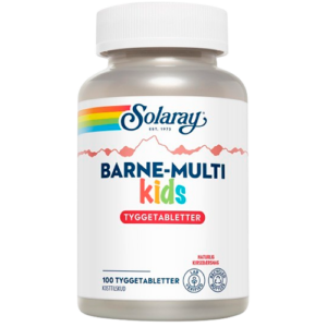Solaray Barne-Multi tyggevitaminer til børn (100 tabletter)