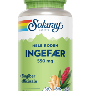 Solaray Ingefær 550 mg - 100 kapsler