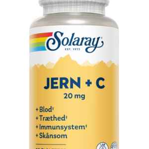 Solaray Jern + C - 90 tabletter