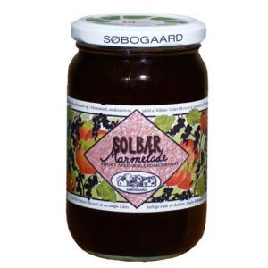 Solbærmarmelade sødet m.æble Øko. - 400 gram