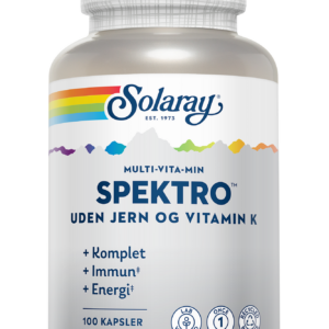Spektro uden jern og Vitamin K - 100 kapsler