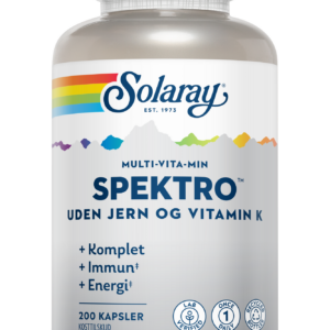 Spektro uden jern og Vitamin K - 200 kapsler.