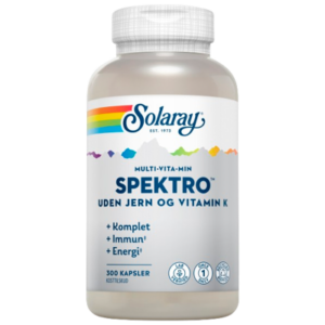 Spektro uden jern og Vitamin K - 300 kapsler.