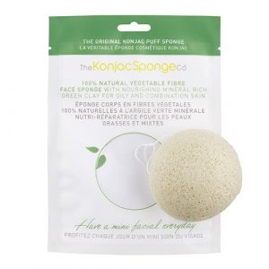 Svamp grøn til norm.fedtet hud Den originale Konjac Sponge