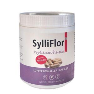 SylliFlor Psyllium husks - Loppefrøskaller - 500 kapsler