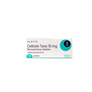 Teva Cetirizin 10 mg (100 tabletter)