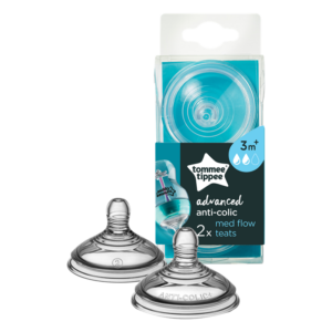 Tommee Tippee Anti-Kolik Flaskesut 3+ Mdr. Medium Flow (2 stk)