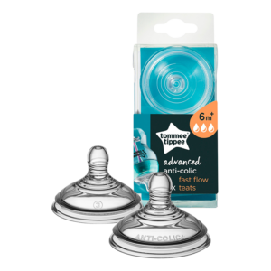 Tommee Tippee Anti-Kolik Flaskesut 6+ Mdr. Fast Flow (2 stk)
