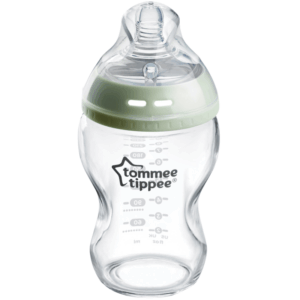 Tommee Tippee Natural Start Glas Sutteflaske Slow Flow 250 ml (1 stk)
