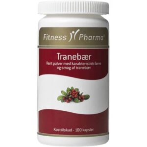 Tranebærkapsler Fitness Pharma - 100 kapsler