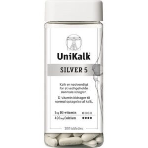 Unikalk Silver 5 - 180 tabletter
