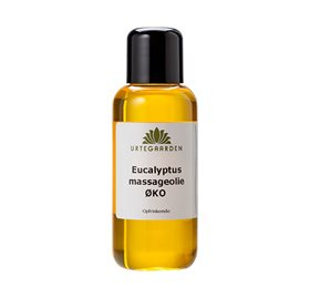 Urtegaarden Eucalyptus massageolie ØKO 100ml.