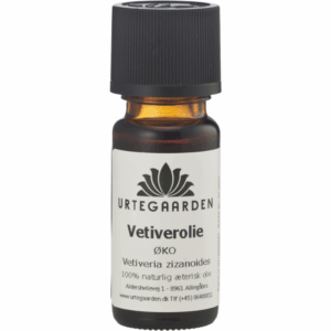 Urtegaarden Vetiverolie Økologisk (10 ml)