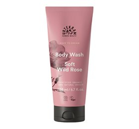 Urtekram Body Wash Soft Wild Rose 200 ml.