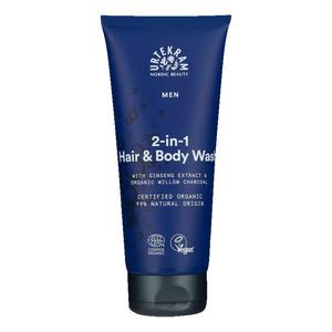 Urtekram Men 2-in-1 Hair & Body Wash - 200 ml.