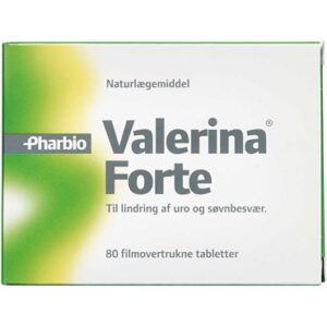 Valerina Forte Tabletter Naturlægemiddel 80 stk