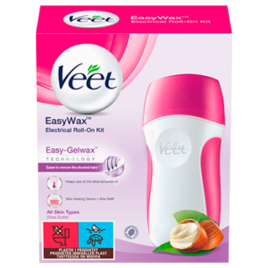 Veet EasyWax Elektronisk Roll-On Kit (1 stk + 50 ml)