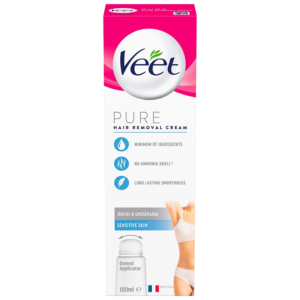 Veet Hårfjerningscreme til Bikini & Underarm Sensitiv Hud (100 ml)