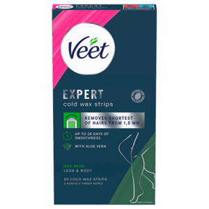 Veet Wax Strips Legs Dry Skin (20 stk)