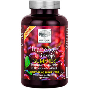 - VeganskNew Nordic Tranebær Urinveje Gummies