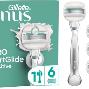 Venus - Gillette Venus Pro Comfortglide Sensitive Skraber - Green/white