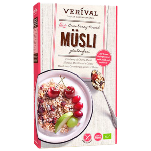 Verival Müsli Tranbær/Kirsebær Ø (300 g)