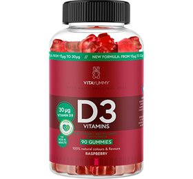 VitaYummy D3 (Raspberry) 90 gum.