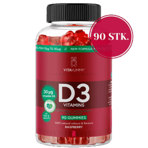 VitaYummy D3 Raspberry (90 stk)