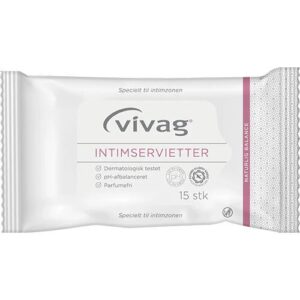 Vivag intimservietter 15 stk - 1 pk.
