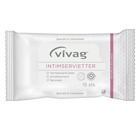 Vivag intimservietter 15 stk.