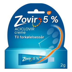 Zovir 5% Creme - 2 g.