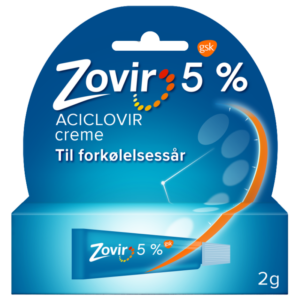 Zovir Creme Til Forkølelsessår 5% Tube (2 g)