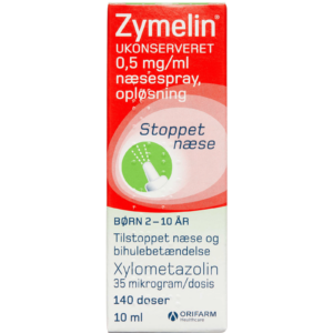 Zymelin Ukonserveret Næsespray til Børn 0,5 mg (10 ml)