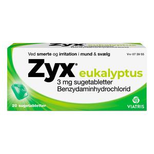Zyx Eukalyptus - 20 sugetabletter