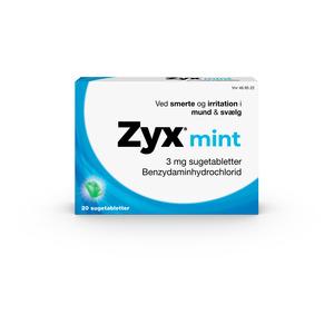 Zyx Mint - 20 sugetabletter