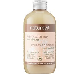 naturavit,Cream Shampoo Anti-Hårtab, 250ml.